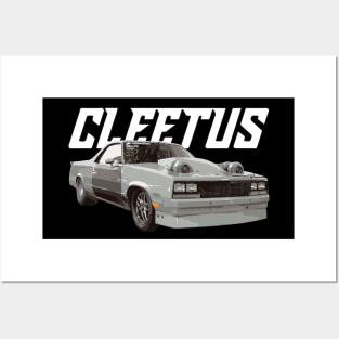 Cleetus McFarland racing el camino big-block Twin Turbski Turbo usa murica Posters and Art